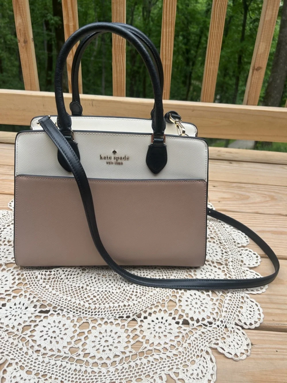 Kate Spade Madison Colorblock Saffiano Leather Medium Satchel - Kate Spade